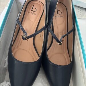 Women's  navy Mary Jane Shoes